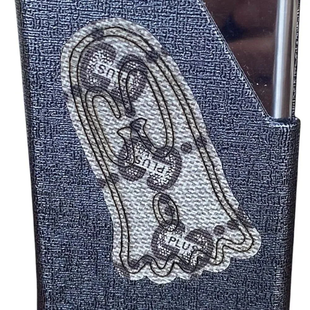 Upcycled/Repurposed Gucci Plus Monogram Canvas Credit/Business Card/ID Holder